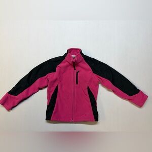 REI Girl’s Small Pink Fleece Full Zip Jacket